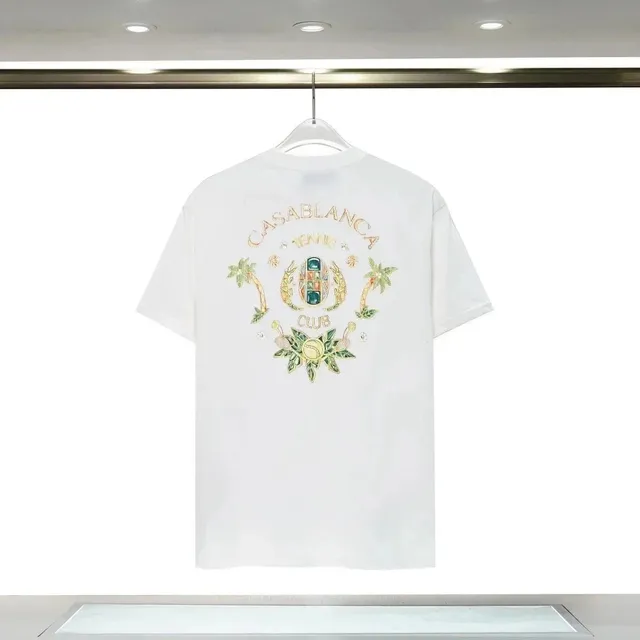 Casablanca Tennis Club Tee Embroidered Crest