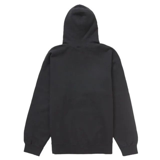 Supreme Zip-Up Hoodie Solid Black