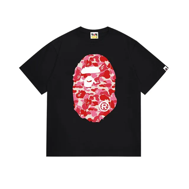 BAPE Ape Head Tee Pink Camo