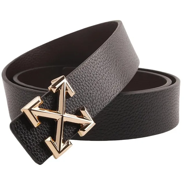 Chrome Hearts Cross Buckle Belt Gold Hardware