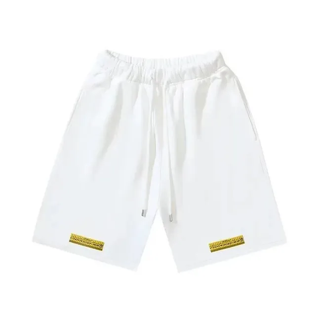 Off-White Drawstring Shorts Tape Detail