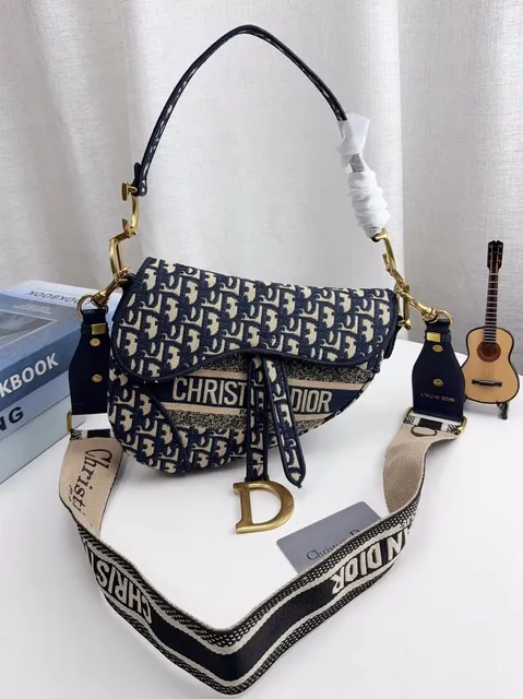 Dior Saddle Bag Oblique Logo