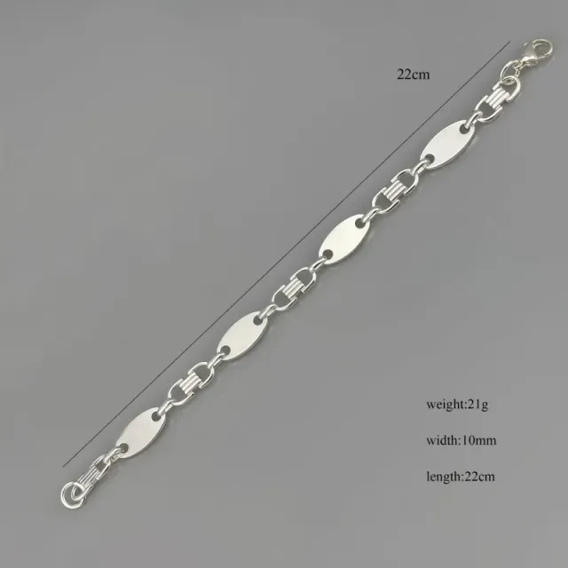 银色手链10mm*22cm