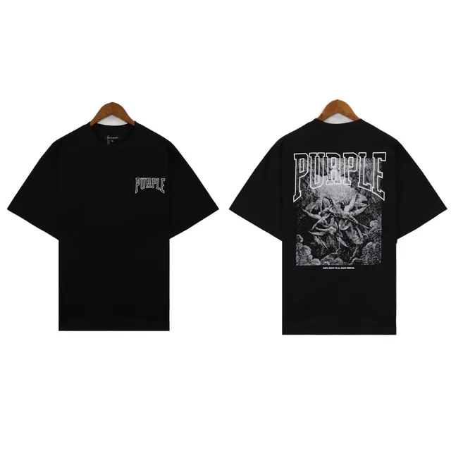 Purple Brand Graphic Tee Arch Logo & Print