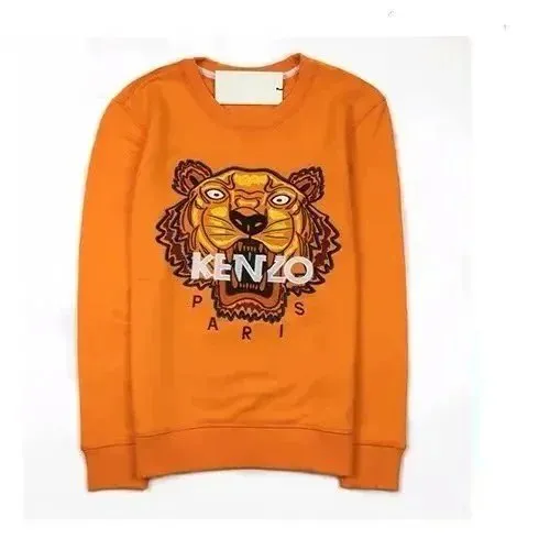 Kenzo Tiger Sweatshirt Embroidered Tiger Logo