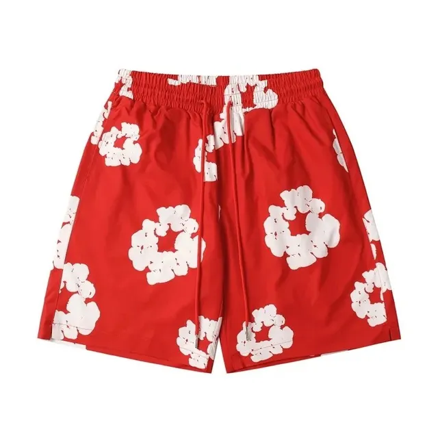 Printed Shorts Floral Pattern