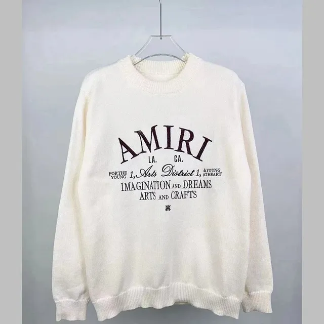 Amiri Knit Sweater Arts District Print
