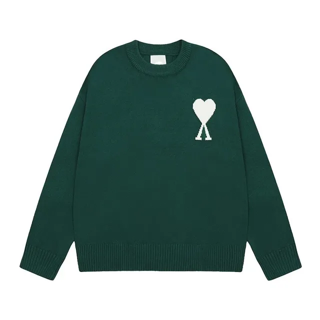 AMI Paris Knit Sweater Heart Logo