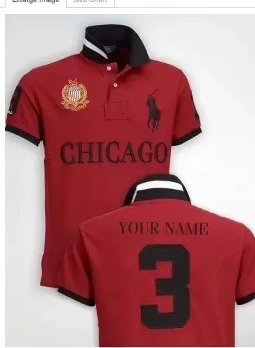 Polo Ralph Lauren Polo Shirt Chicago Custom