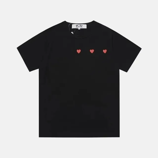 Comme des Garçons t shirts Three Hearts