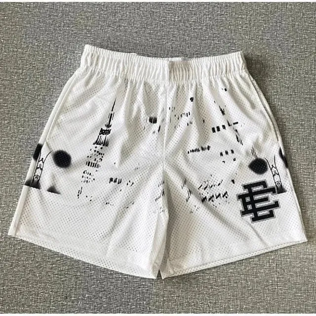 Eric Emanuel Mesh Shorts City Print