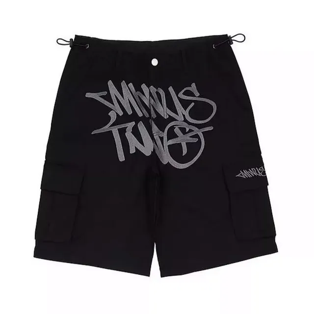 Sp5der Cargo Shorts Graffiti Logo