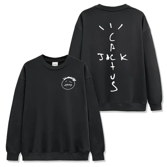 Travis Scott Cactus Jack Sweatshirt Stitched Face Logo