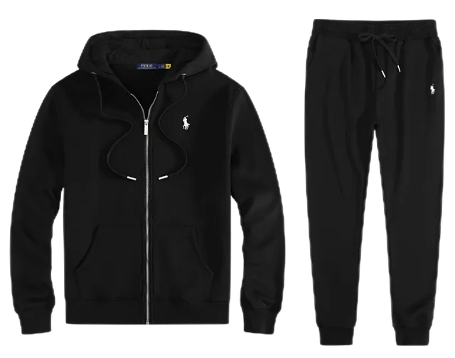 Polo Ralph Lauren Hoodie and Joggers Set Black