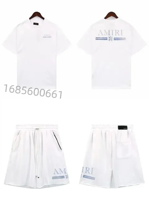 Amiri T-Shirt and Shorts Set Logo Print