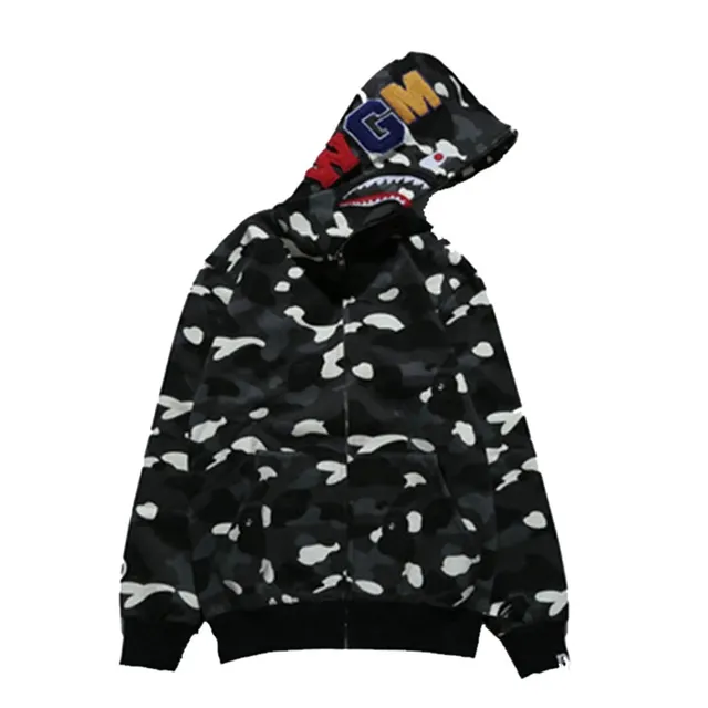 BAPE Shark Hoodie Camouflage