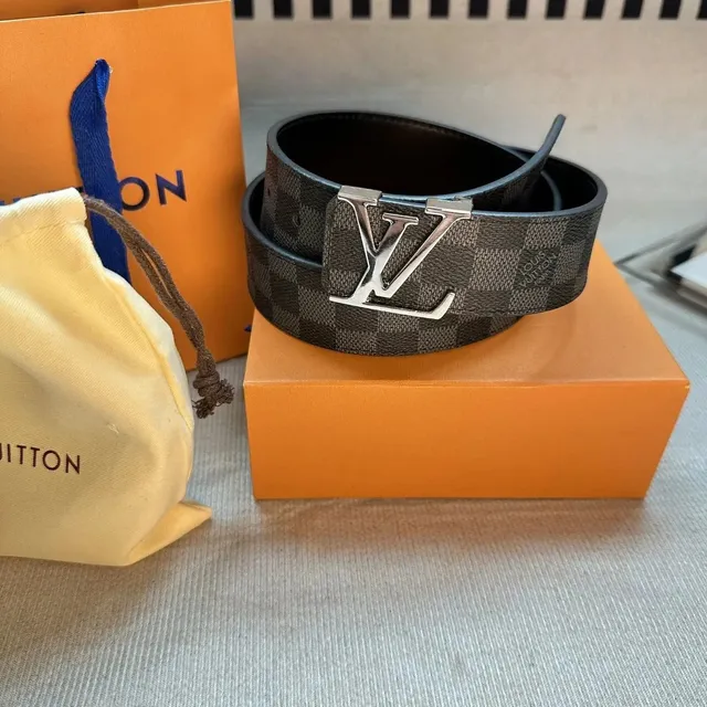 Louis Vuitton Reversible Belt Damier Graphite