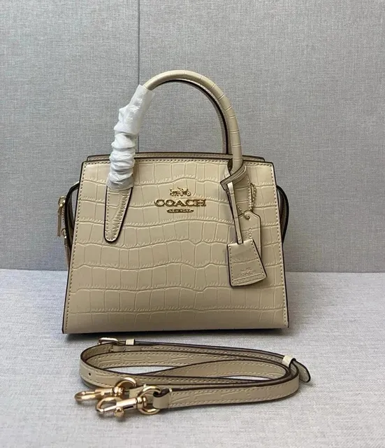 Coach Mini Carryall Crocodile-Embossed