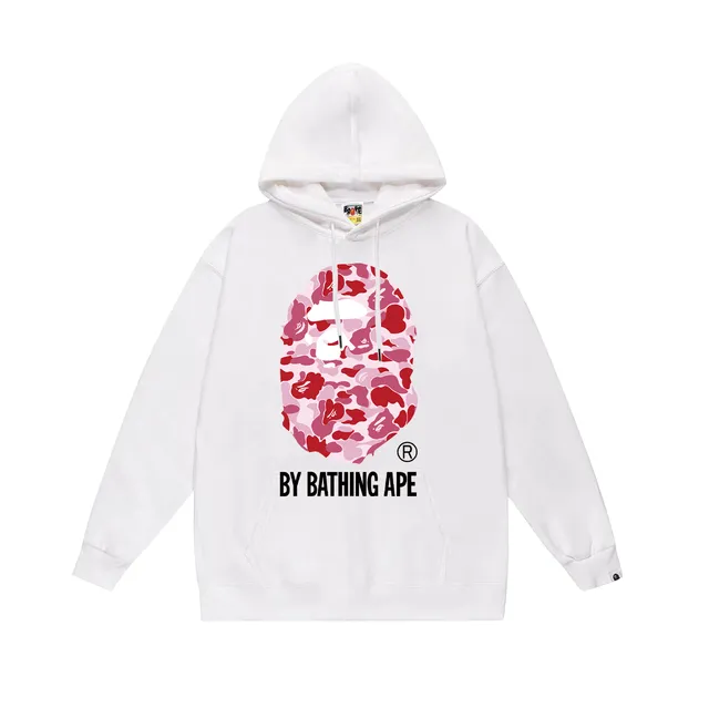 BAPE Shark Hoodie Pink Camo Ape Head