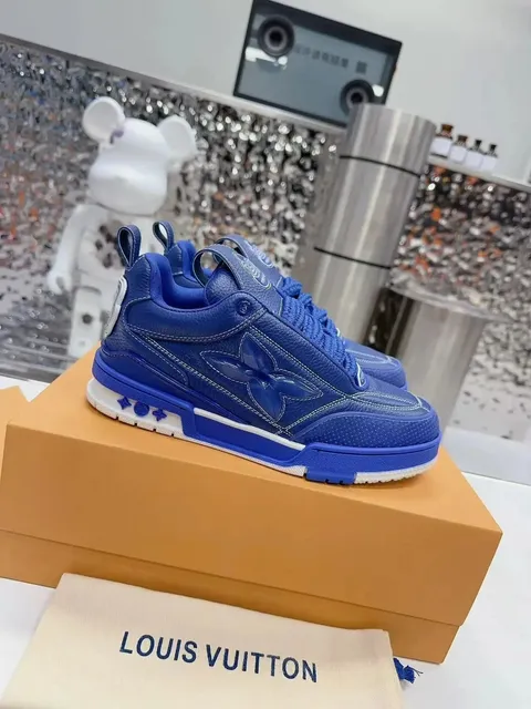 Louis Vuitton LV Trainer Monogram Blue