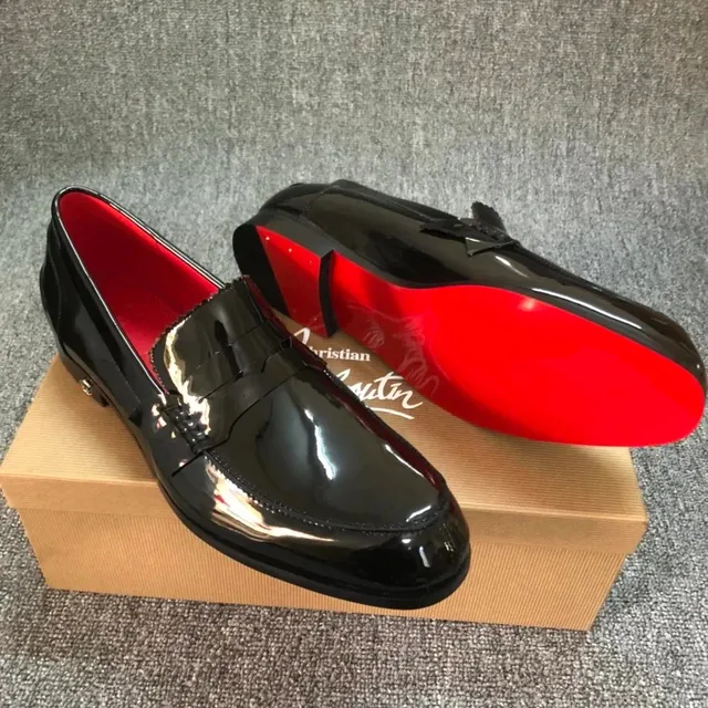 Christian Louboutin Penny Loafer Patent Leather