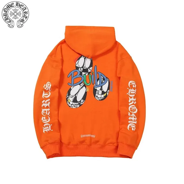 Chrome Hearts Hoodie Build Skull Graphic