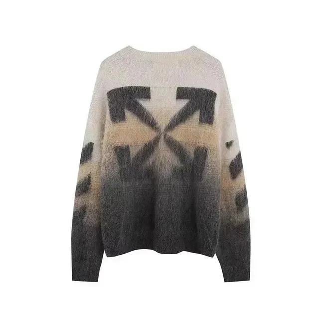 Off-White Arrow Knit Sweater Ombre Arrow Print
