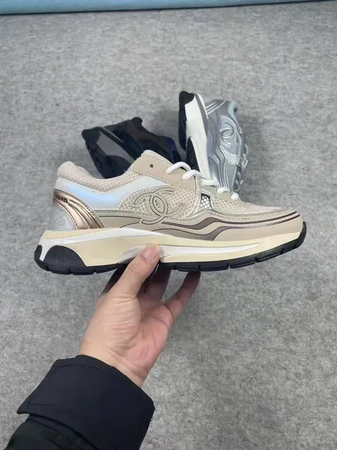 Chanel Sneaker Iridescent CC Logo
