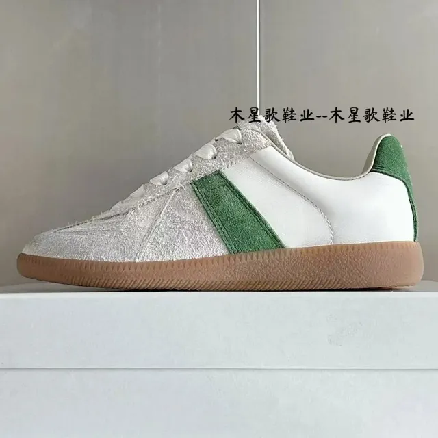 Maison Margiela Future Sneaker White Green Suede