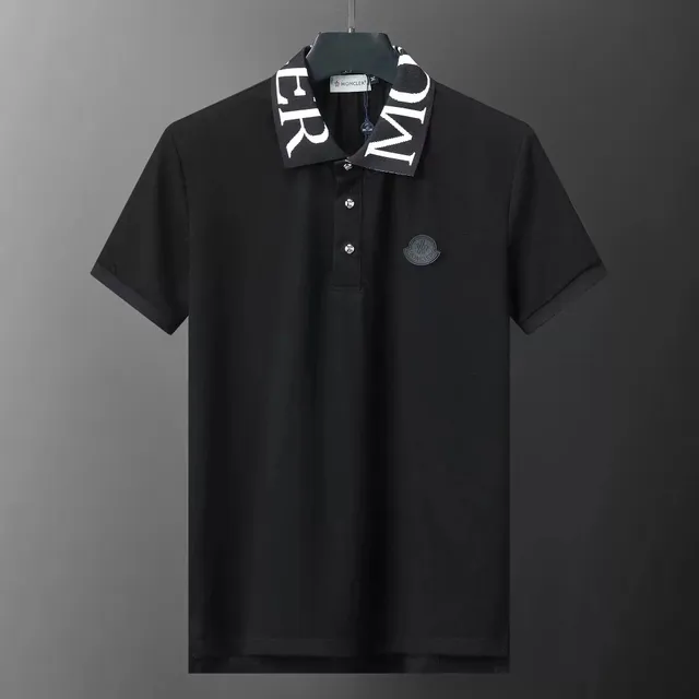 Moncler Polo Shirt Logo Collar