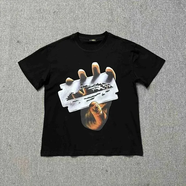 Supreme Razor Blade Tee Hand Holding Razor Blade