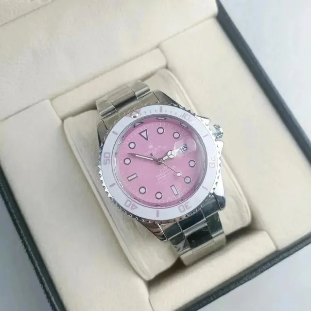 Rolex Submariner Pink Dial with White Bezel