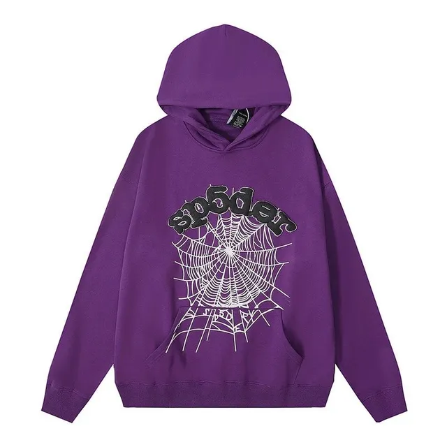 Sp5der Hoodie Spider Web Graphic