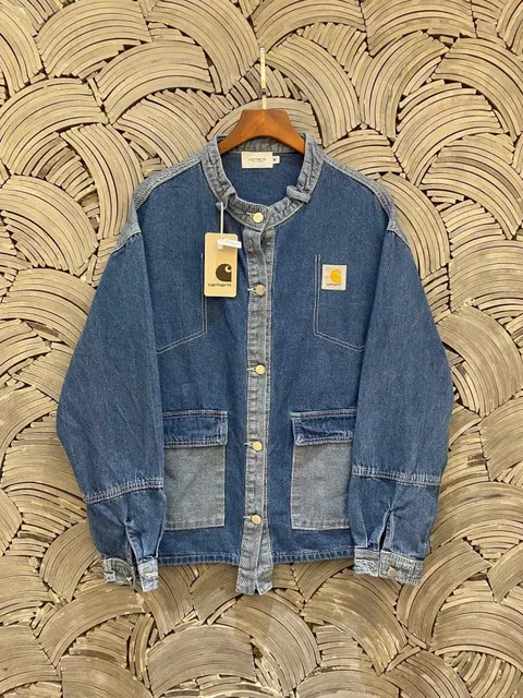 Carhartt Denim Jacket Two-Tone Patchwork