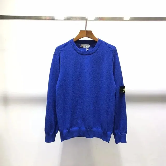 Stone Island Crewneck Sweater Solid Color