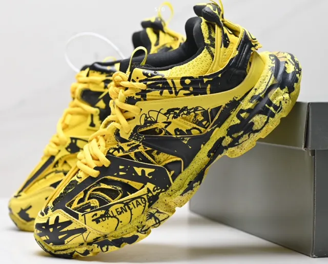 Balenciaga Triple S Graffiti Print