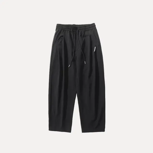 Drawstring Tapered Pants Minimalist
