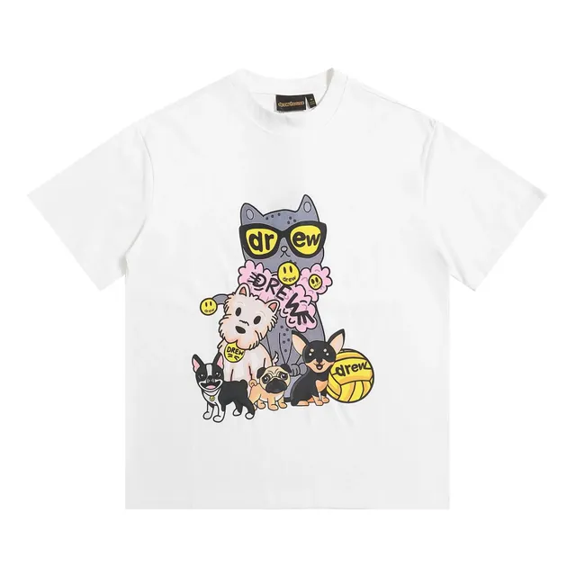 Drew House Graphic T-Shirt Pets & Cat Print