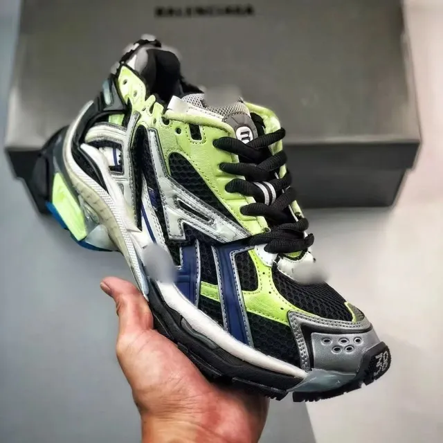 Balenciaga Triple S Neon Green Black
