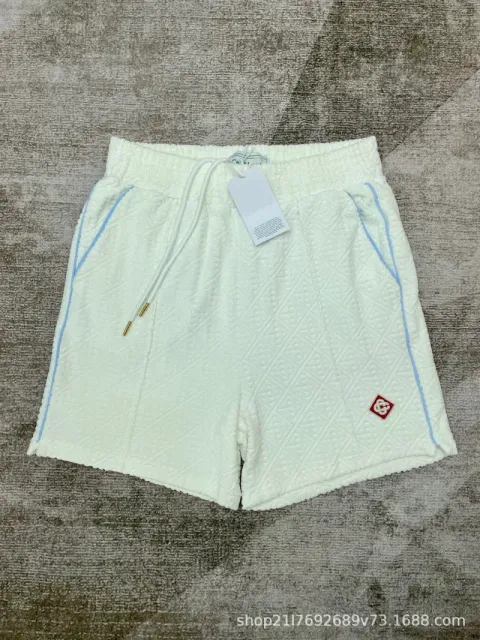Casablanca Quilted Terry Shorts Diamond Quilted