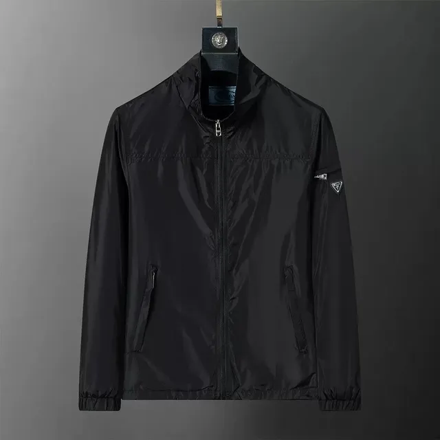Prada Nylon Jacket Classic Logo Patch