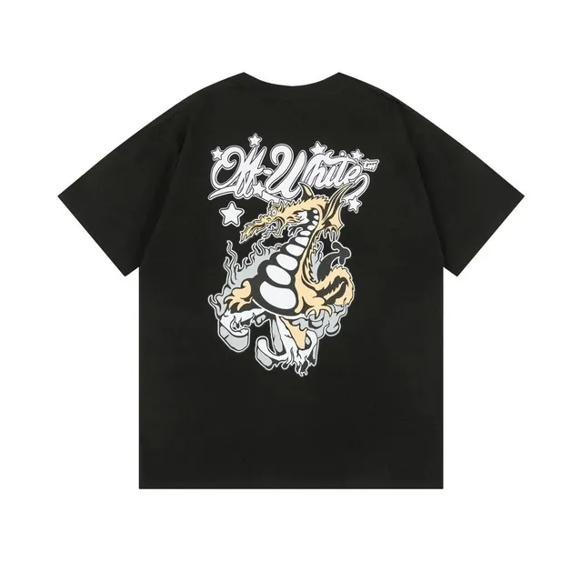 Off-White Graphic T-Shirt Dragon Print