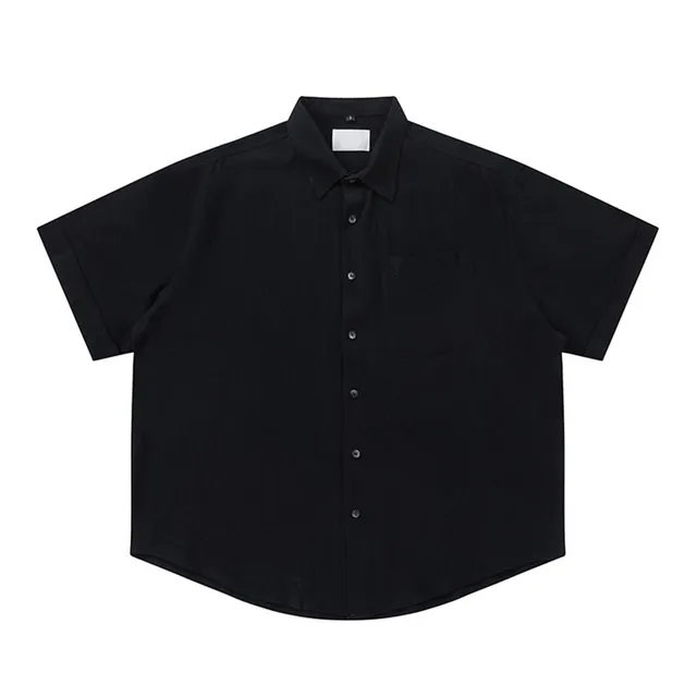 Oversized Fit Button-Up Shirt