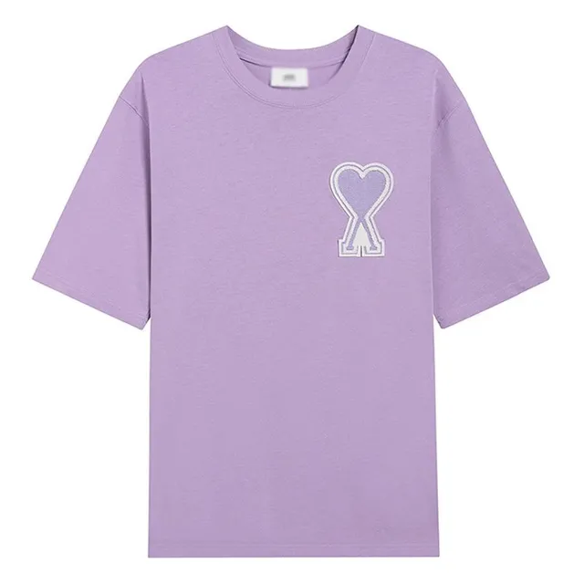 Amiri Heart Logo Tee Embroidered Heart