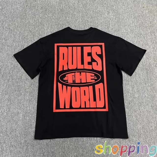 Corteiz Rules The World Tee Bold Graphic