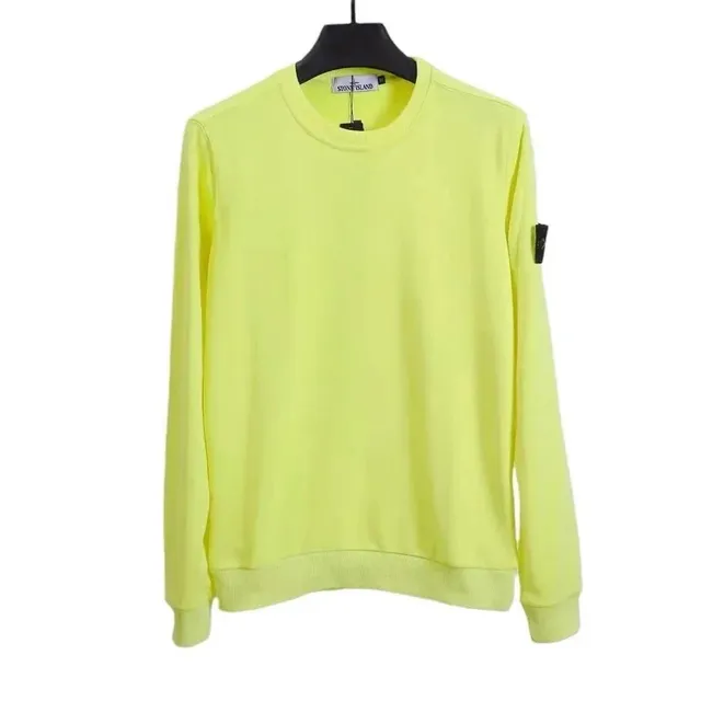 Stone Island Crewneck Sweatshirt Neon Yellow