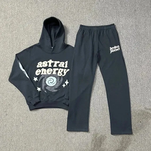 Broken Planet Astral Energy Hoodie and Joggers Set Galaxy Print