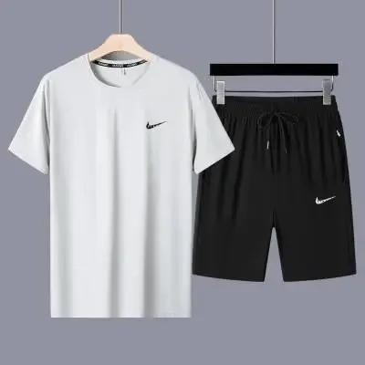 Nike T-Shirt and Shorts Set Two-Piece Sport Set