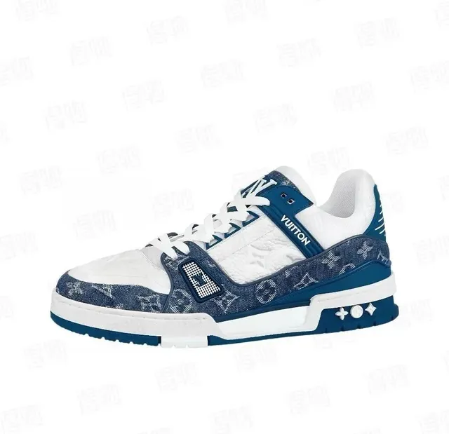 Louis Vuitton LV Trainer Monogram Denim