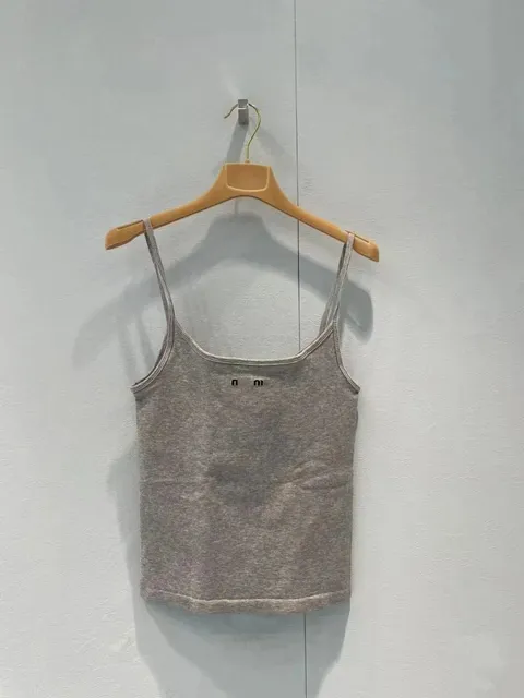Maison Margiela Logo Camisole Heather Grey